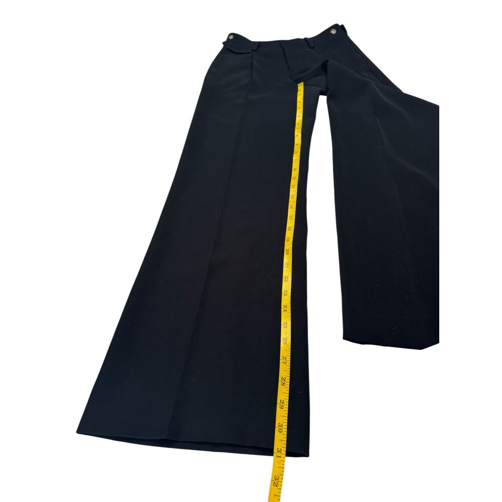 VINCE Relaxed Wide Leg Trousers in Black Size 0 Womens Polyester #V604021614 - Picture 7 of 7